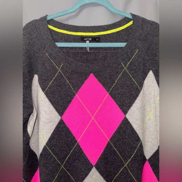 APT 9 100% Cashmere Sweater Size L - Picture 3 of 6